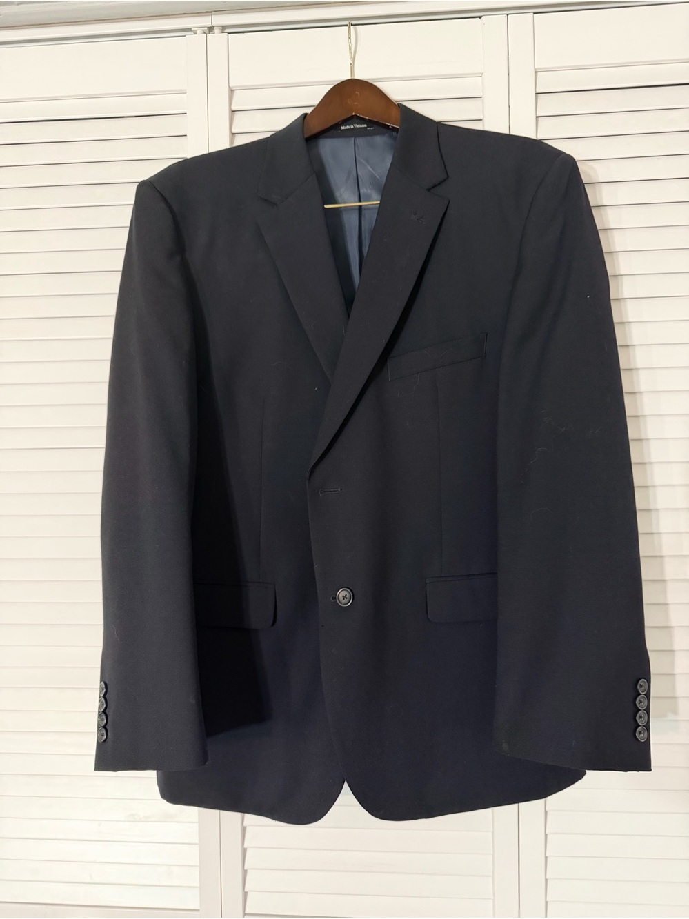 Pronto Uomo Navy Single-Breasted Suit